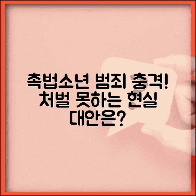 촉법소년 살인사건 충격적 사례 | 중대 범죄에도 형사처벌 불가한 현실과 대안