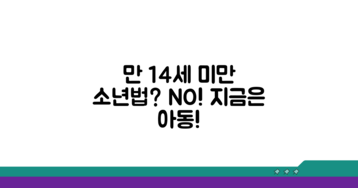만 14세 미만 소년법 규정