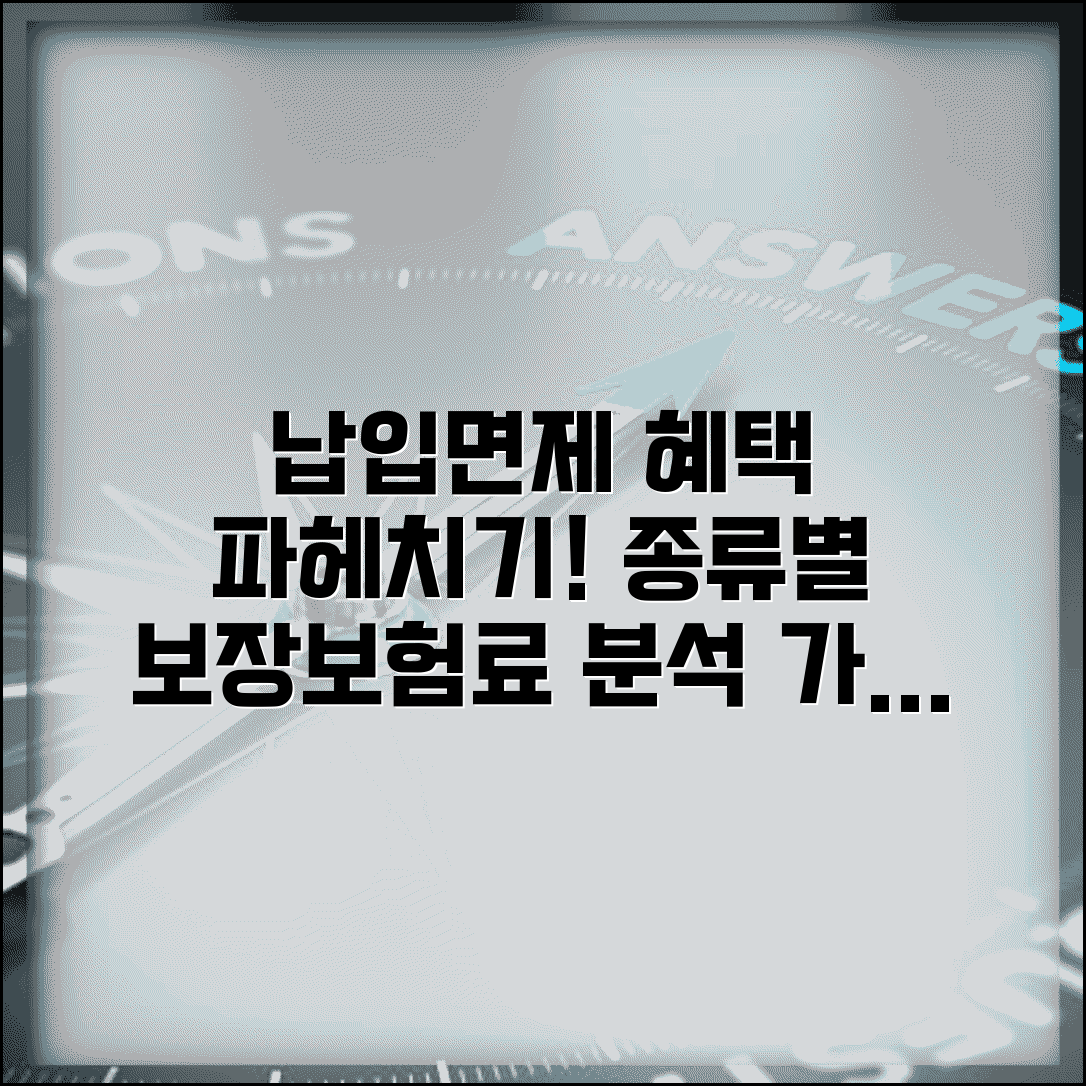 납입면제 특약 종류별 보장내용과 보험료 | 가입조건 및 활용 전략 완벽 분석