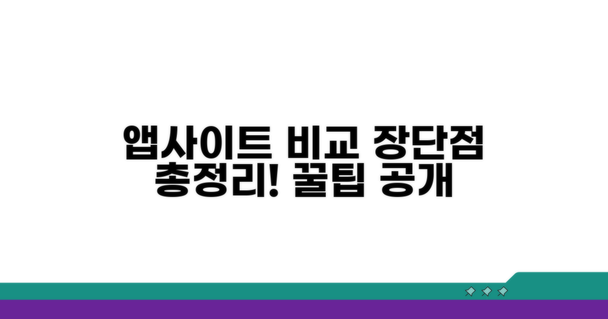 추천 앱 및 사이트, 장단점 비교 분석