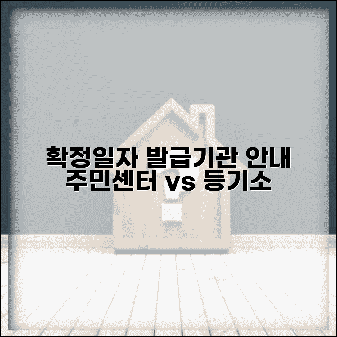 확정일자 부여현황 발급기관 안내 | 주민센터 vs 등기소, 어디가 좋을까?