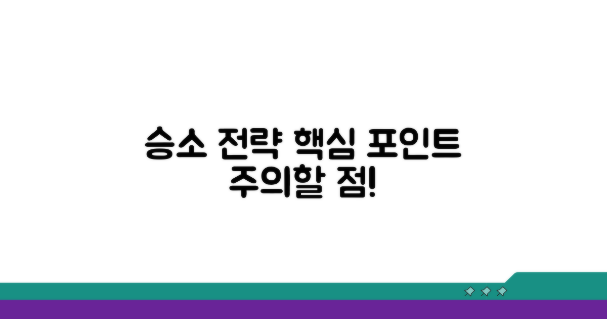 승소 전략과 주의할 점