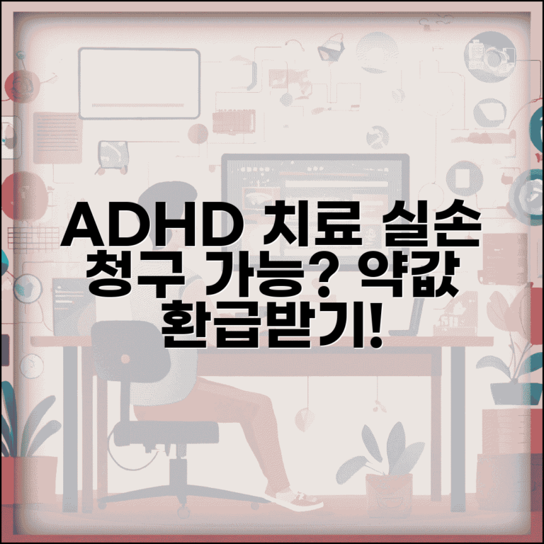 ADHD 치료 실손 청구 가능 여부 | 주의력결핍 과잉행동장애 약물 실손, 어떻게 청구하나요?