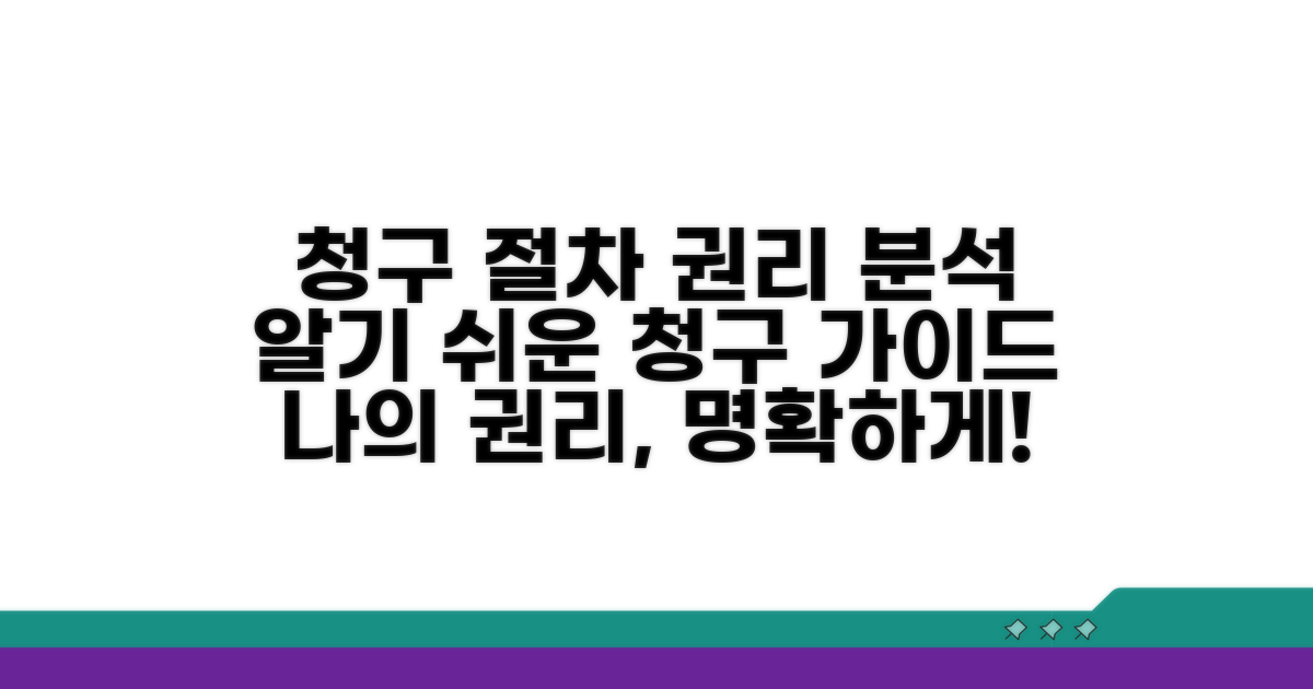 청구 절차와 권리 분석
