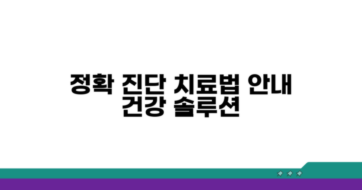 정확한 진단과 치료 방법 안내