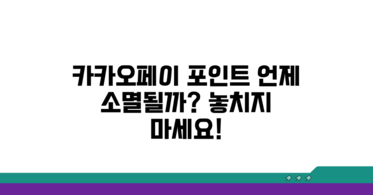 카카오페이 포인트 소멸 시점은 언제?