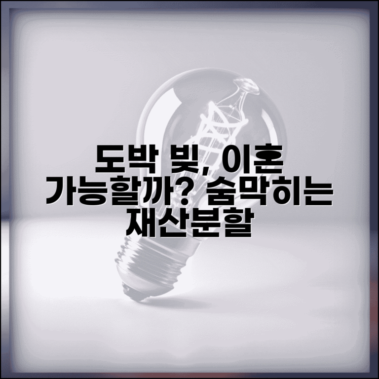 남편이 도박으로 빚 만들었는데 이혼 사유가 되나요 | 도박 이혼 | 이혼사유 | 재산분할