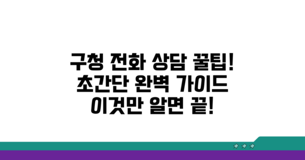 구청 업무 전화 상담 완벽 가이드