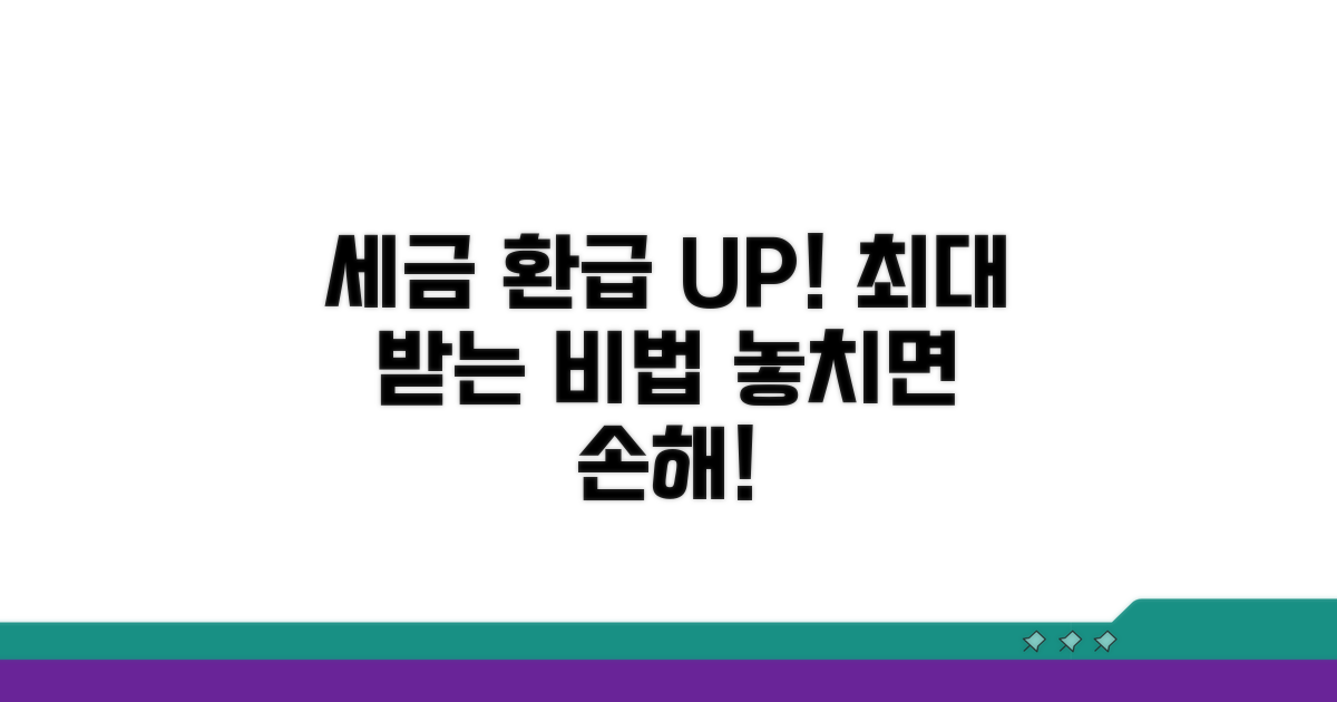 세금 환급 극대화 전략
