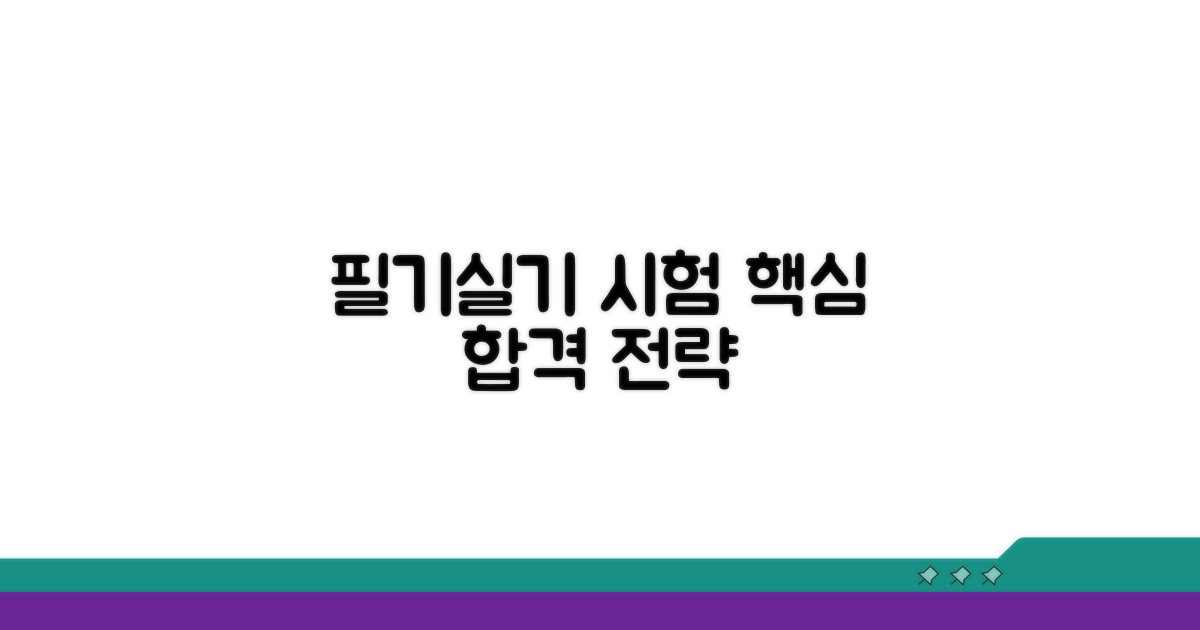 필기/실기 시험 핵심 포인트
