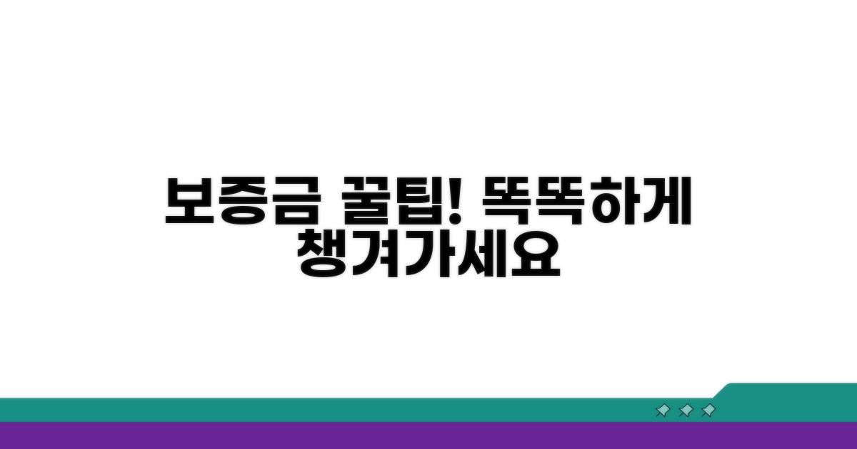 현명하게 보증금 챙기는 꿀팁