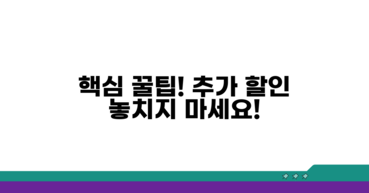 추가 할인 받는 꿀팁 총정리