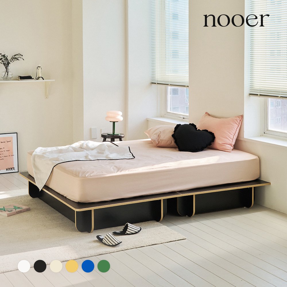 누어 룬드 무헤드 평상형 파운데이션 싱글 슈퍼싱글 침대 프레임 S/SS 상세 이미지 1