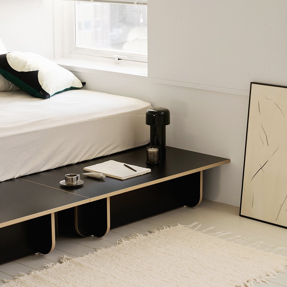 누어 룬드 무헤드 평상형 파운데이션 싱글 슈퍼싱글 침대 프레임 S/SS 상세 이미지 2