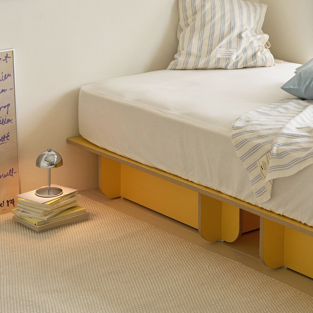 누어 룬드 무헤드 평상형 파운데이션 싱글 슈퍼싱글 침대 프레임 S/SS 상세 이미지 2