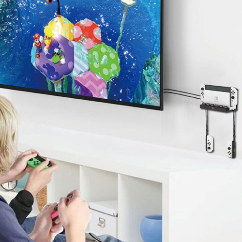 닌텐도스위치 OLED 거치대 독 스탠드 벽걸이 벽걸스 상세 이미지 2