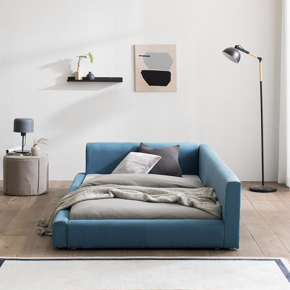 장인가구 아토 아쿠아텍스 패브릭 데이베드 어린이 저상형 침대 SS+독립 상세 이미지 2