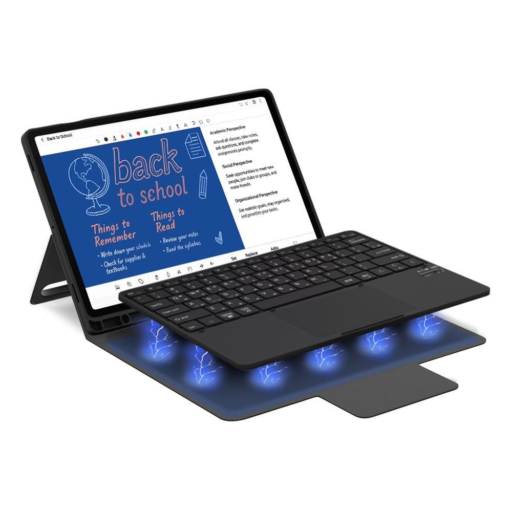 데이웍스 베리온 듀오 갤럭시탭 S10+ S9FE+ S9+ 플러스 힌지 터치패드 키보드 케이스 S펜 수납 상세 이미지 1