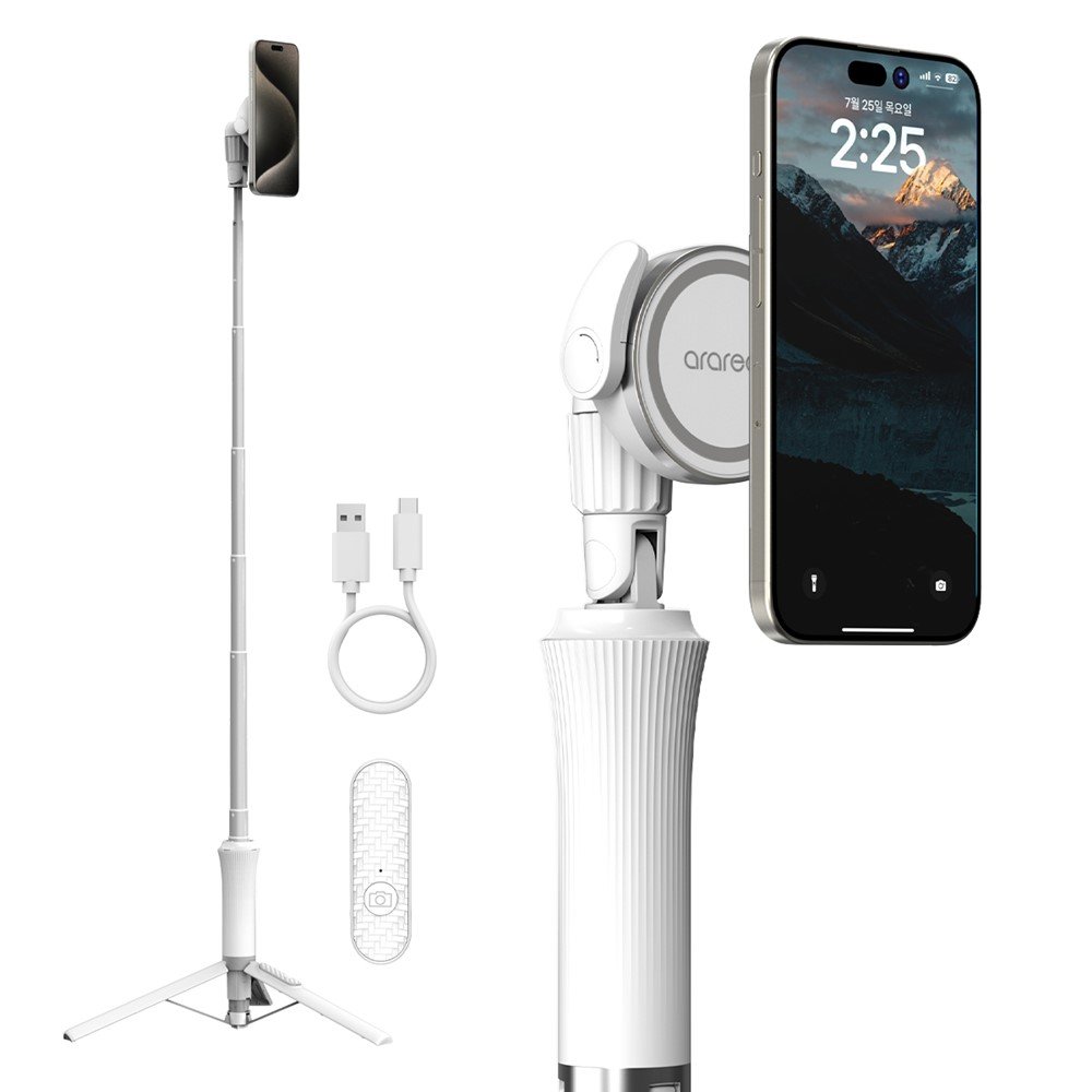 맥세이프 삼각대 셀카봉 1.5m 대형 핸드폰 셀카봉 맥피포드 프로 상세 이미지 2
