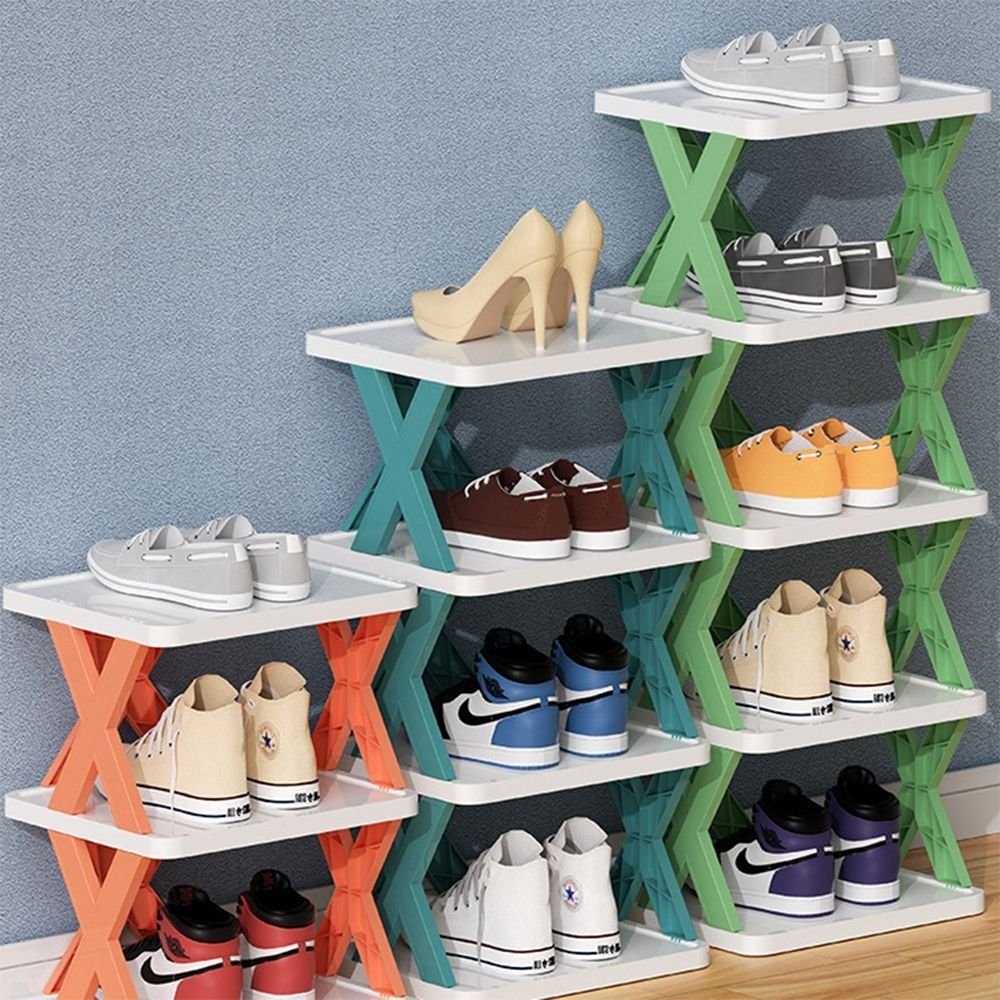 간이 신발장 좁은현관 신발 정리대 조립식 3단 상세 이미지 1