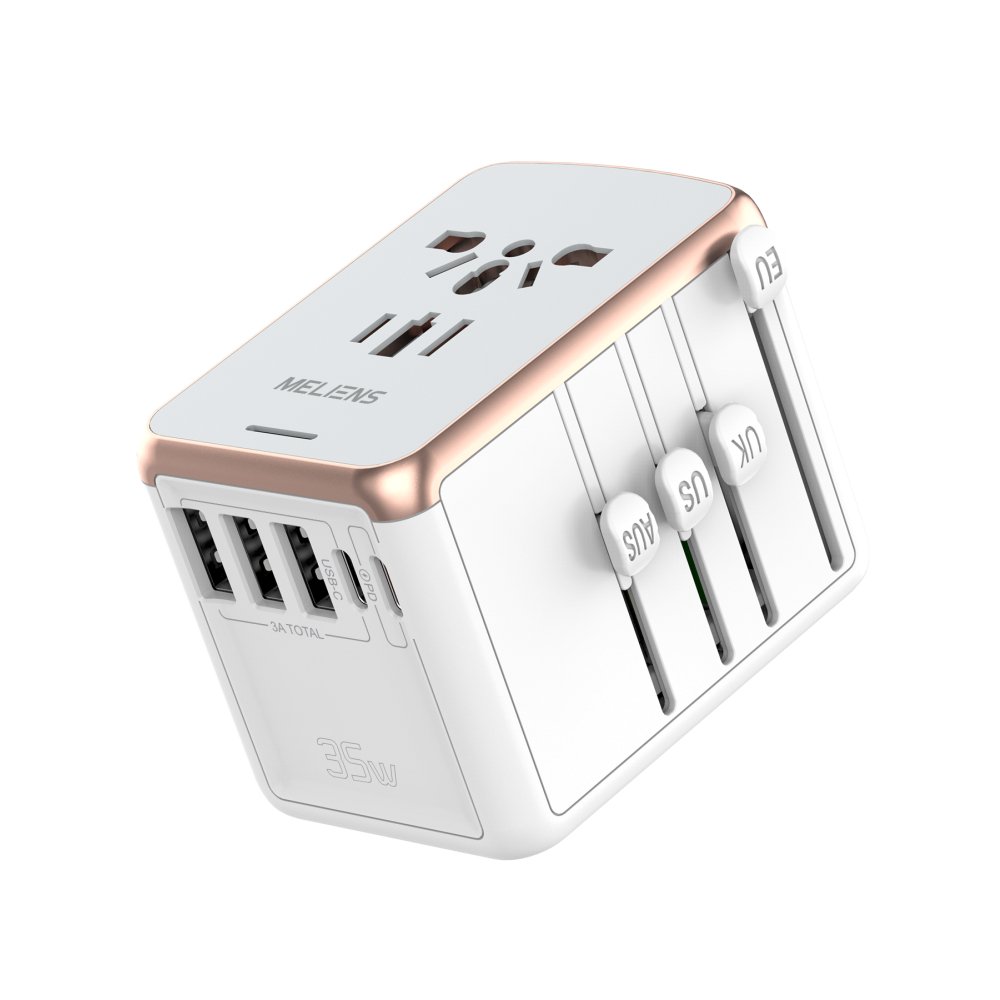 멜리언스 PD35W 5포트 해외 여행용 초고속충전 멀티어댑터 반영구 자동리세팅퓨즈 상세 이미지 2