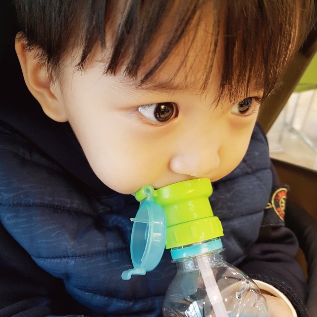 베베락 물병 스트로우 캡 3종+3종 세트 (물병캡4P+실리콘빨대4P+솔2P) 상세 이미지 2