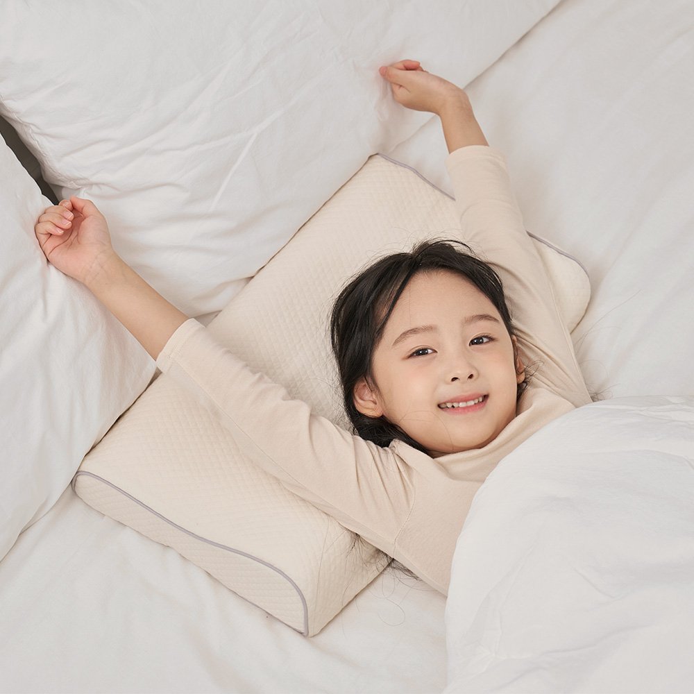 꿀잠 라텍스 어린이경추베개 주니어베개 7세부터 초등학생베개 상세 이미지 1