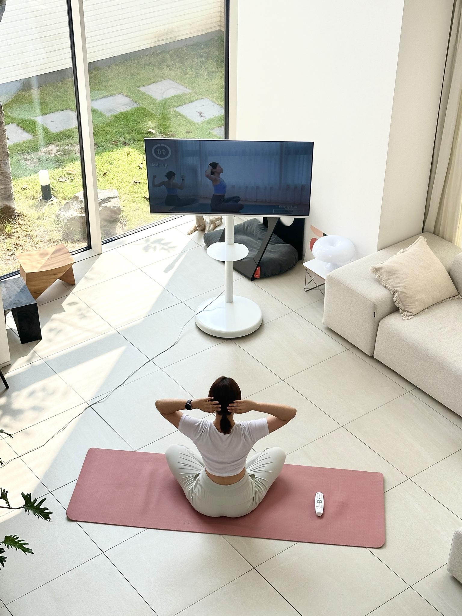 와이드무빙뷰 화이트에디션 삼탠바이미 셋트 127cm(50인치) 4K UHD QLED 스마트 이동식 TV 대형 중소바이미 삼텐바이미 상세 이미지 1