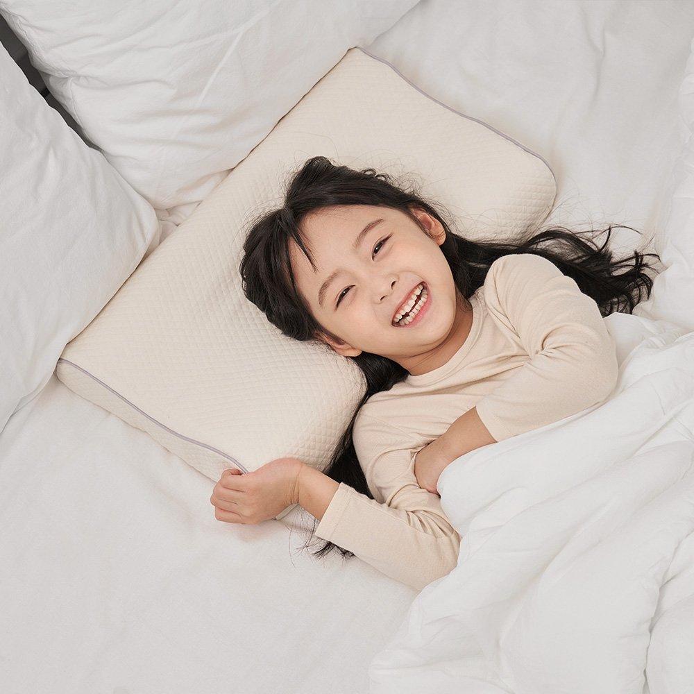 꿀잠 라텍스 어린이경추베개 주니어베개 7세부터 초등학생베개 상세 이미지 2
