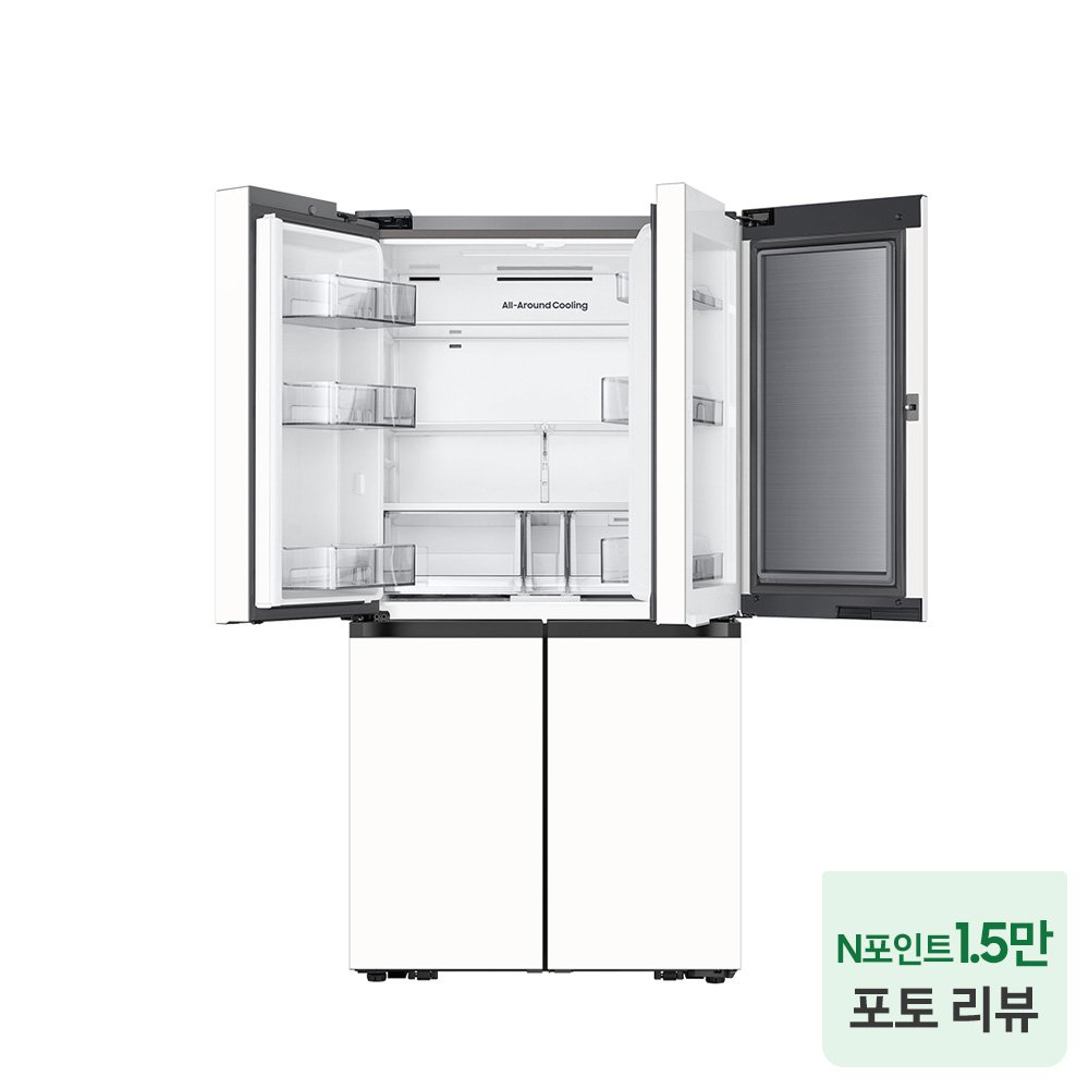 삼성 비스포크 AI 냉장고 25년형 4도어 1등급 RM70F90M1ZD 푸드쇼케이스 상세 이미지 2