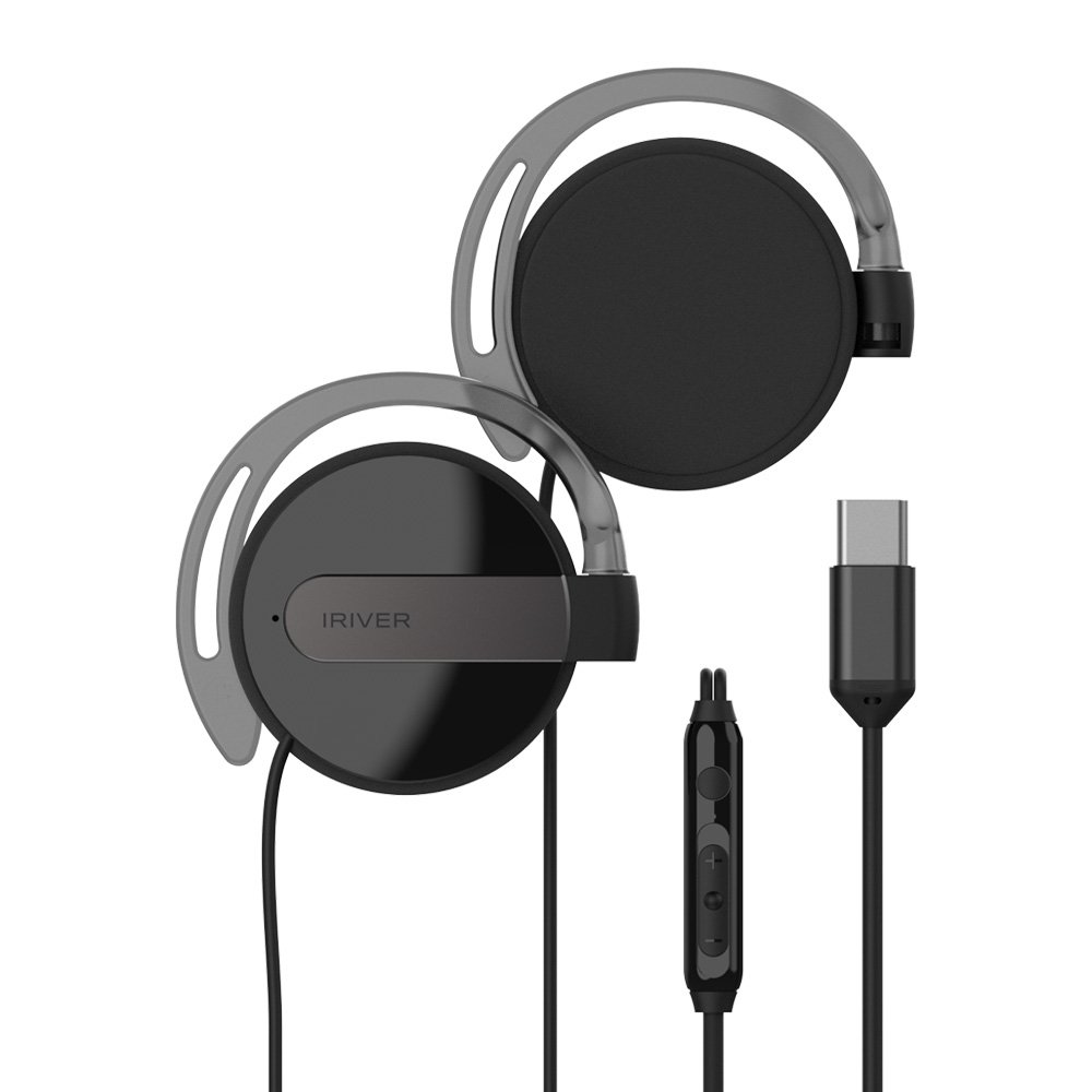 아이리버 이어폰 IEH-10C 유선 C타입 클립형이어폰 귀걸이헤드폰 게이밍 러닝 운동 상세 이미지 2