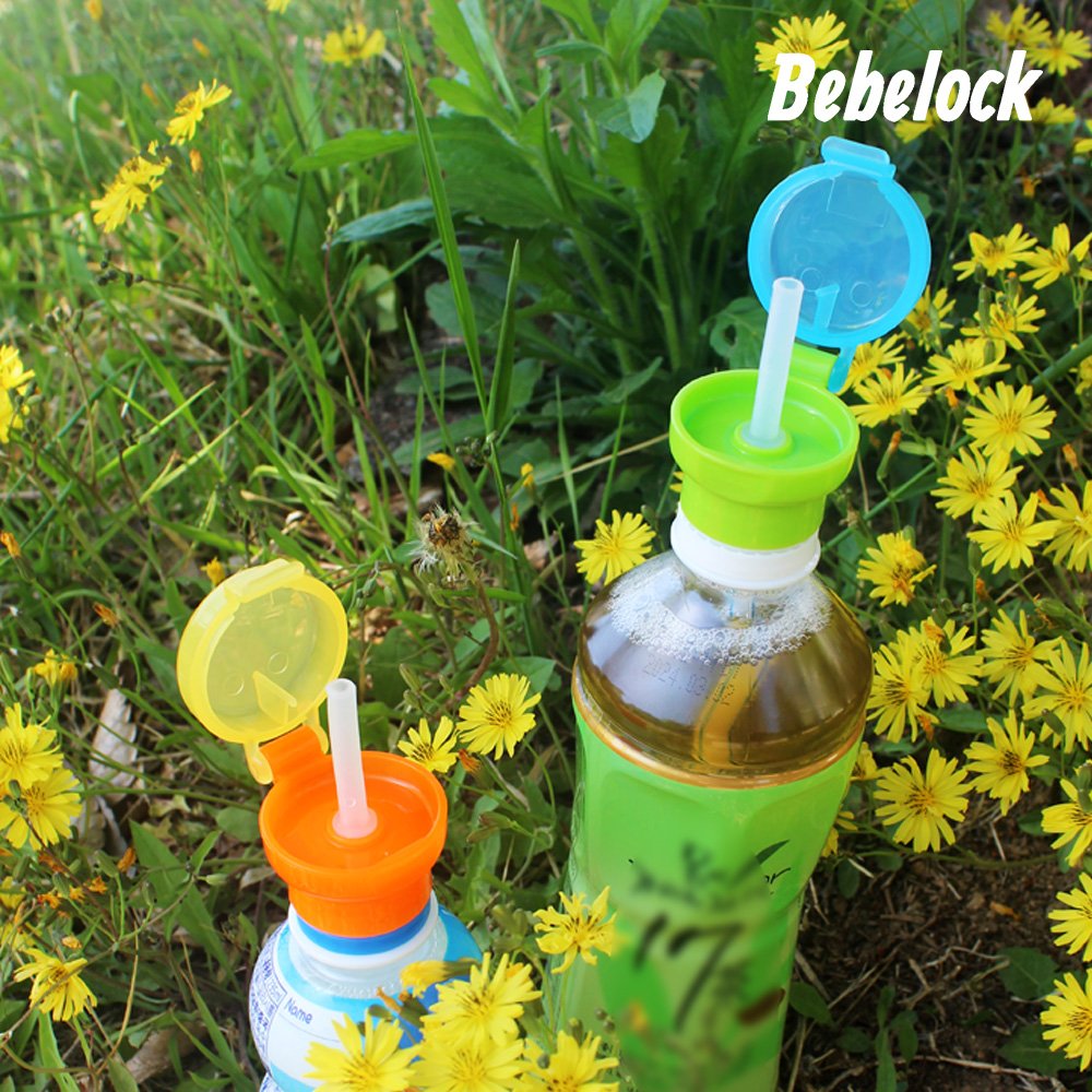 베베락 물병 스트로우 캡 3종+3종 세트 (물병캡4P+실리콘빨대4P+솔2P) 상세 이미지 1