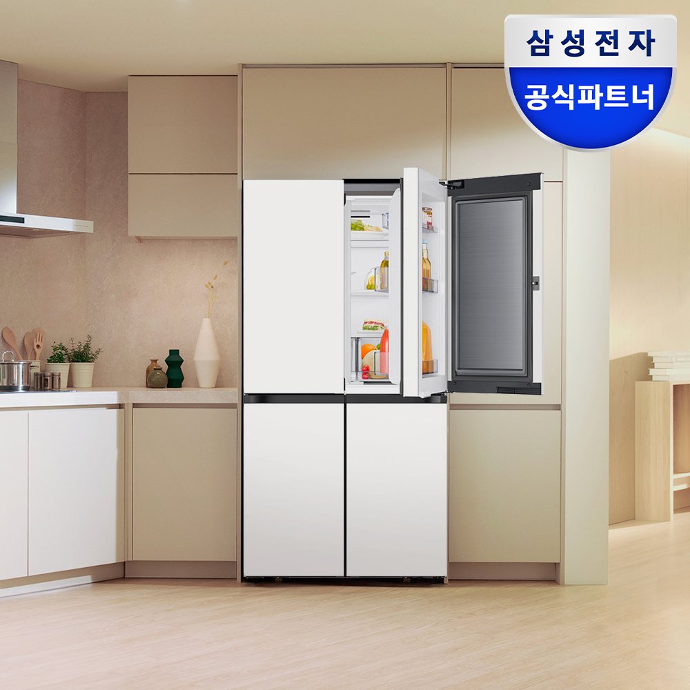 삼성 비스포크 AI 냉장고 25년형 4도어 1등급 RM70F90M1ZD 푸드쇼케이스 상세 이미지 1