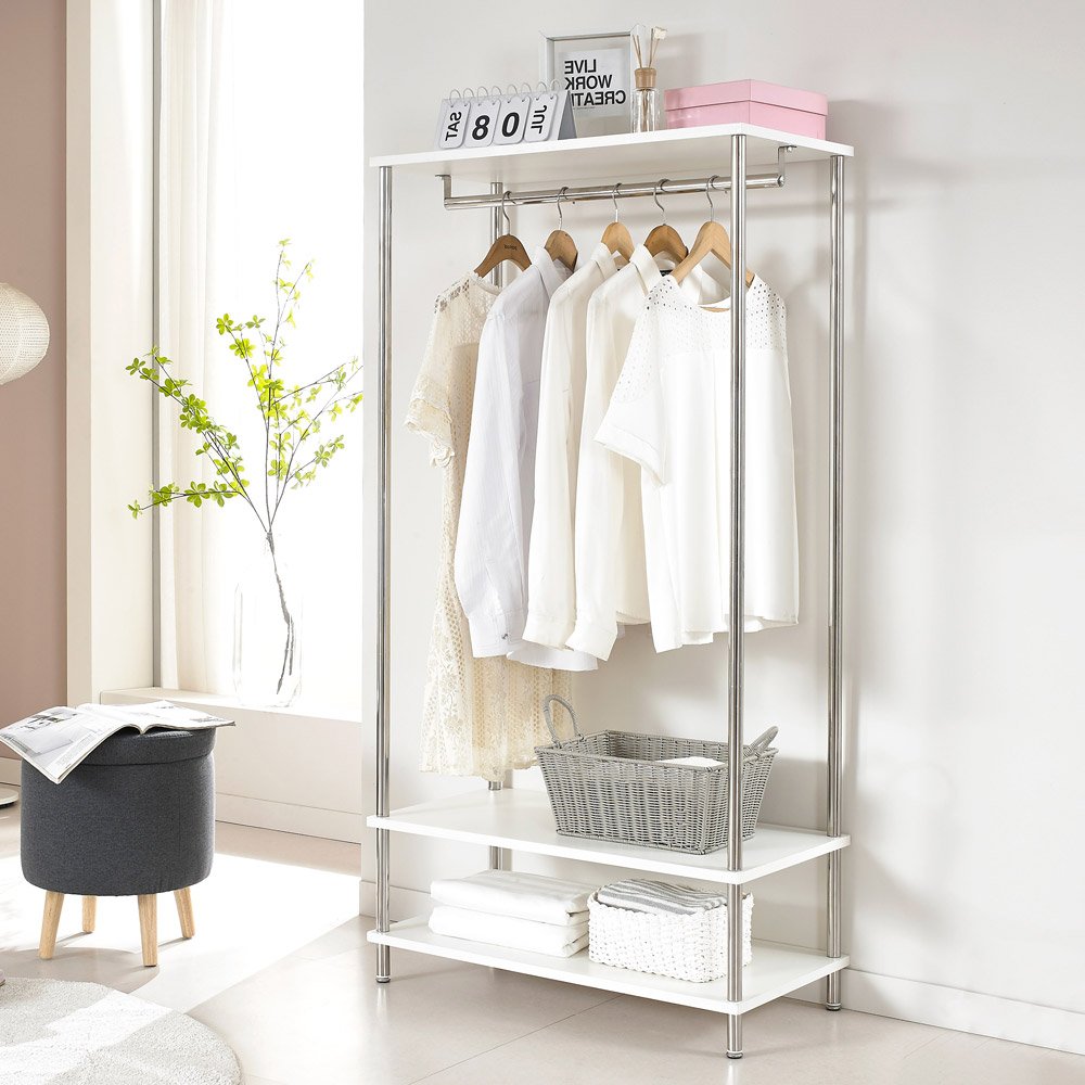 스탠드 드레스룸 스페셜 미드센츄리 수납 행거 와이드 일반형 상세 이미지 1