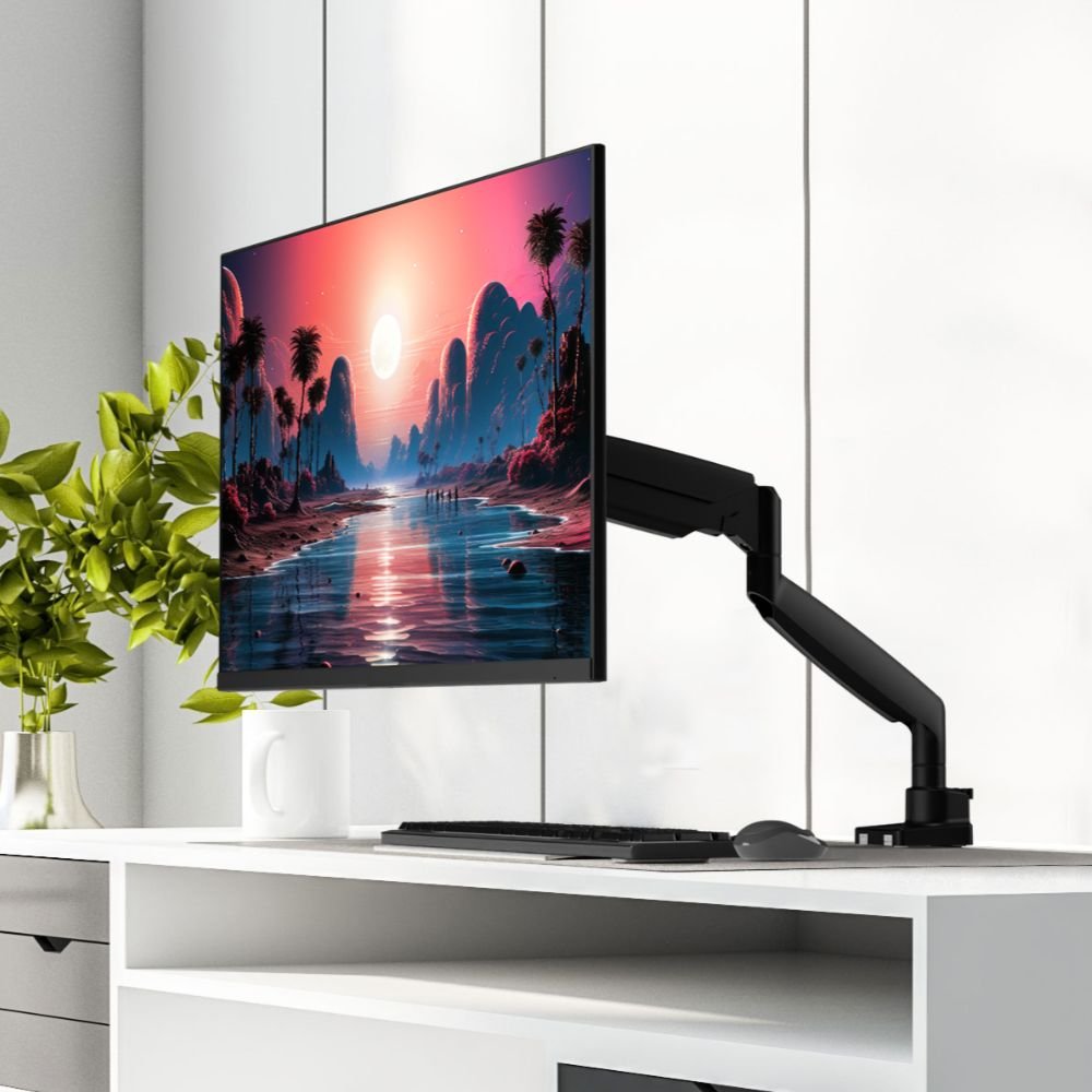 카멜마운트 MSS1H 싱글 고중량 모니터 거치대 모니터암 스탠드 상세 이미지 1