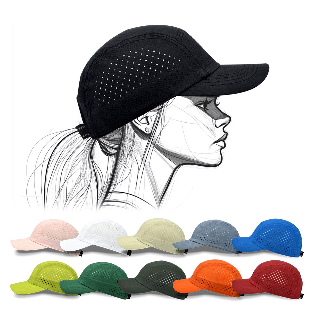 스마트런 타공 통풍 러닝모자 국내제작 45g 초경량 자외선차단 마라톤 빅사이즈 대두 볼캡 상세 이미지 1