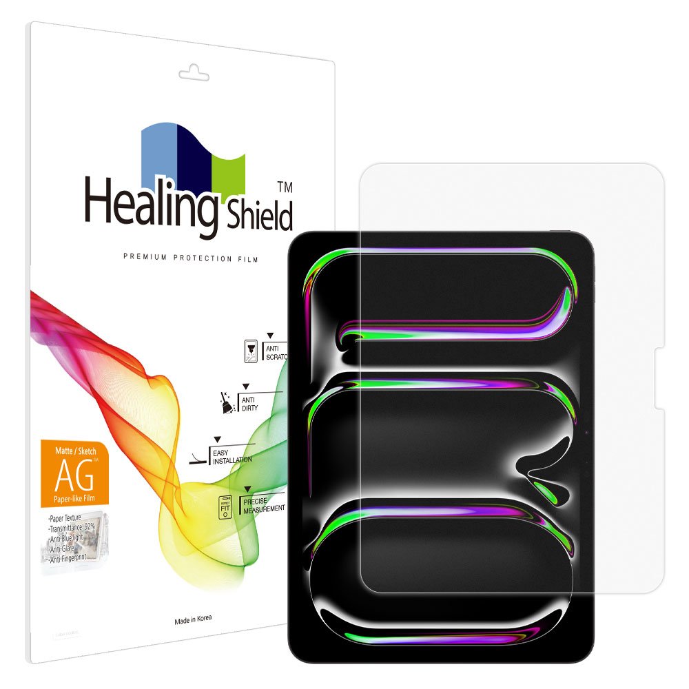 아이패드시리즈 항균 종이질감 블루라이트차단 액정보호필름 아이패드 프로 27.9cm(11인치) M4 7세대, 1매입 상세 이미지 1